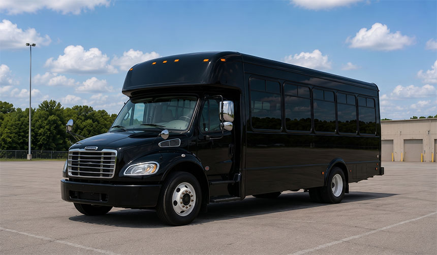 18-passenger minibus for charter in Dallas, TX